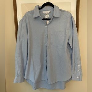 Jane & Delancey Blue Button Down - Size L